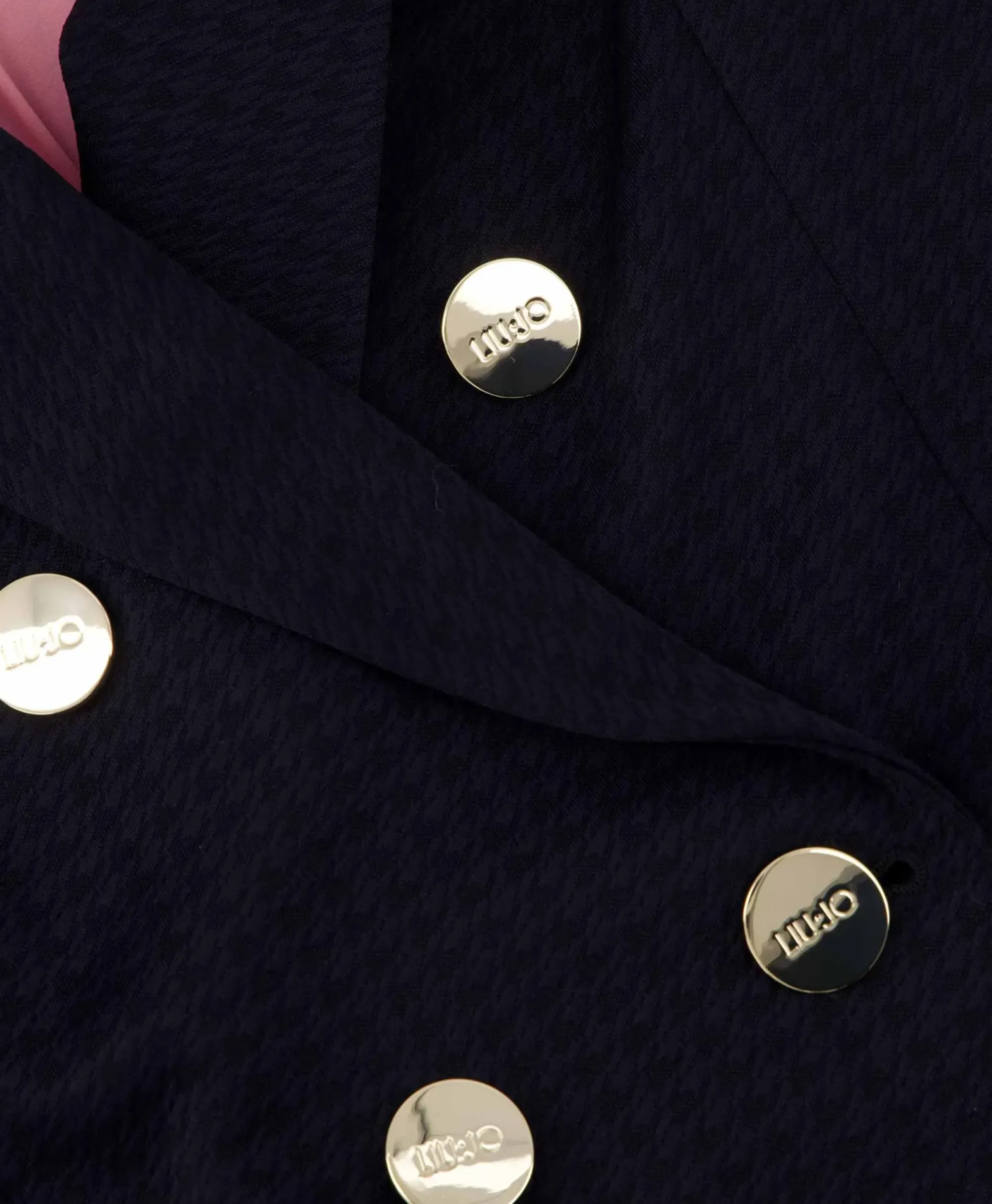 Blazers^Liu Jo Jasje Giacca Doppio Petto Straight Blauw