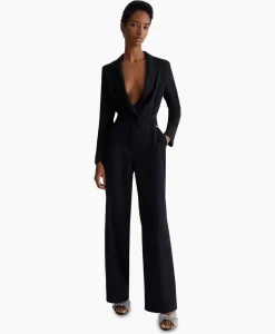 Jumpsuits^Liu Jo Jumpsuit Tuta Cut-Out C/Pizzo Zwart