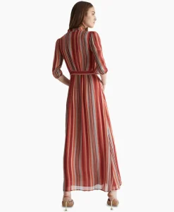 Jurken^Liu Jo Maxi Jurk Abito C/Accessorio Nappina Rose