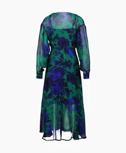 Jurken^Liu Jo Maxi Jurk Scollo A V Blauw