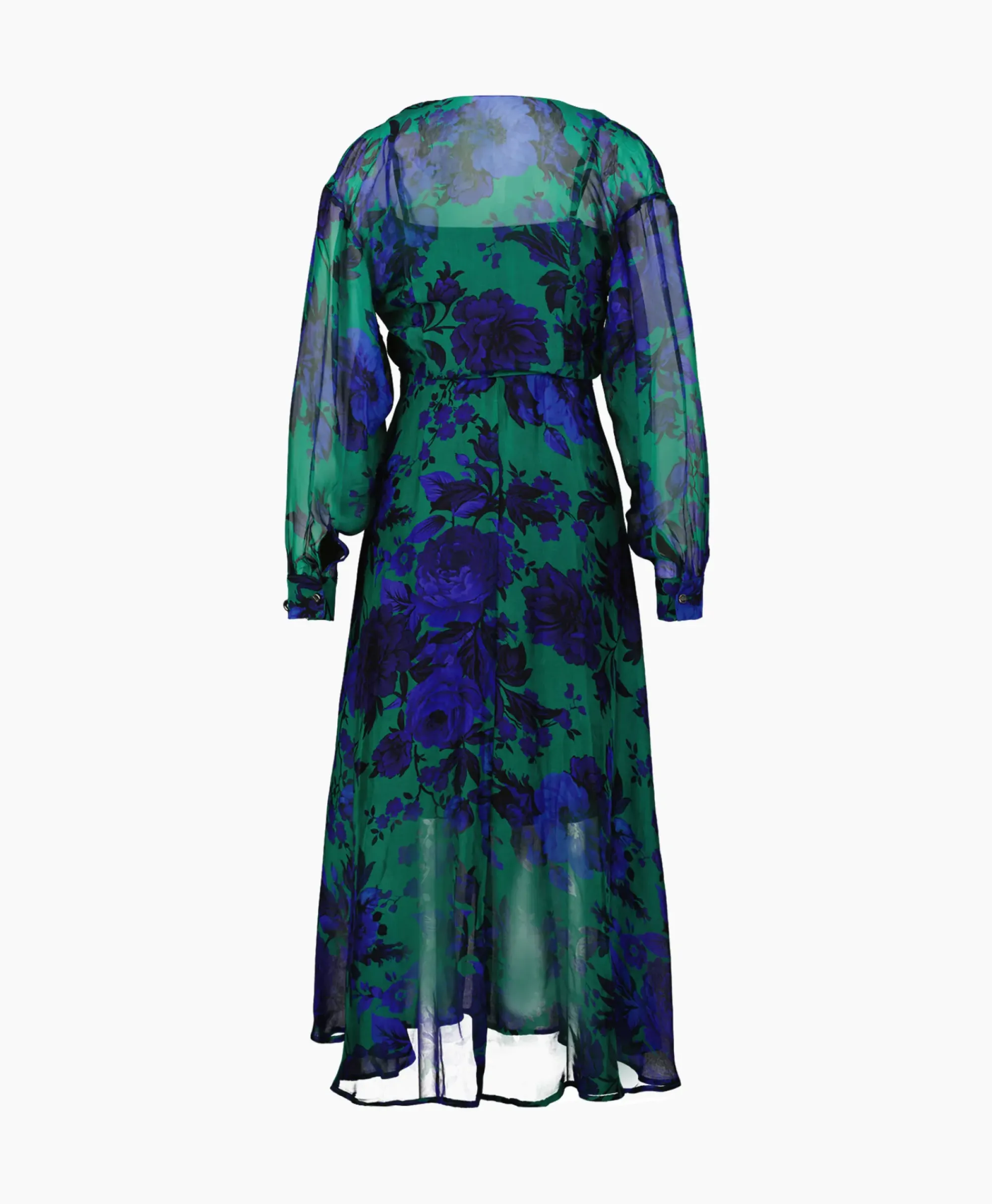 Jurken^Liu Jo Maxi Jurk Scollo A V Blauw