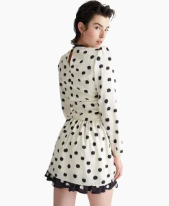 Jurken^Liu Jo Mini Jurk Ecs Abito C/Nodo Wit