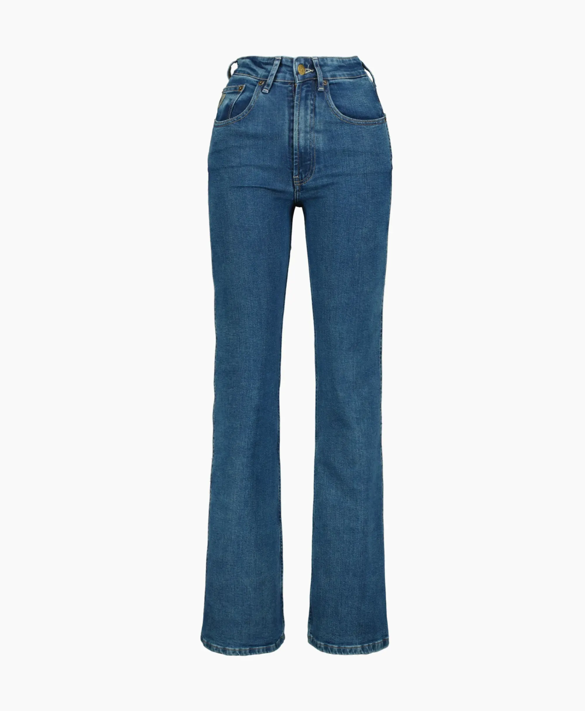 Broeken^Lois Jeans Riley Midden Blauw