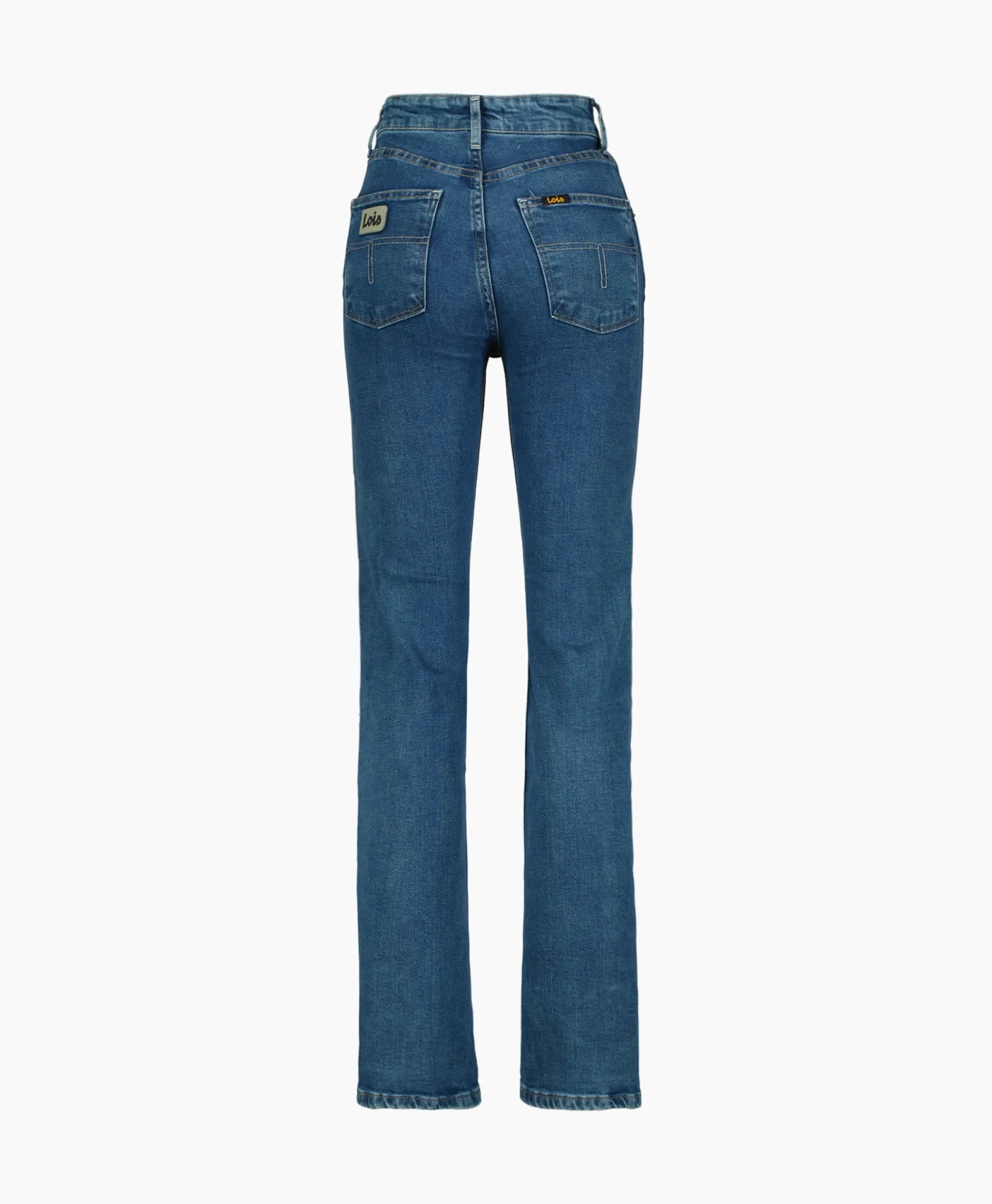 Broeken^Lois Jeans Riley Midden Blauw
