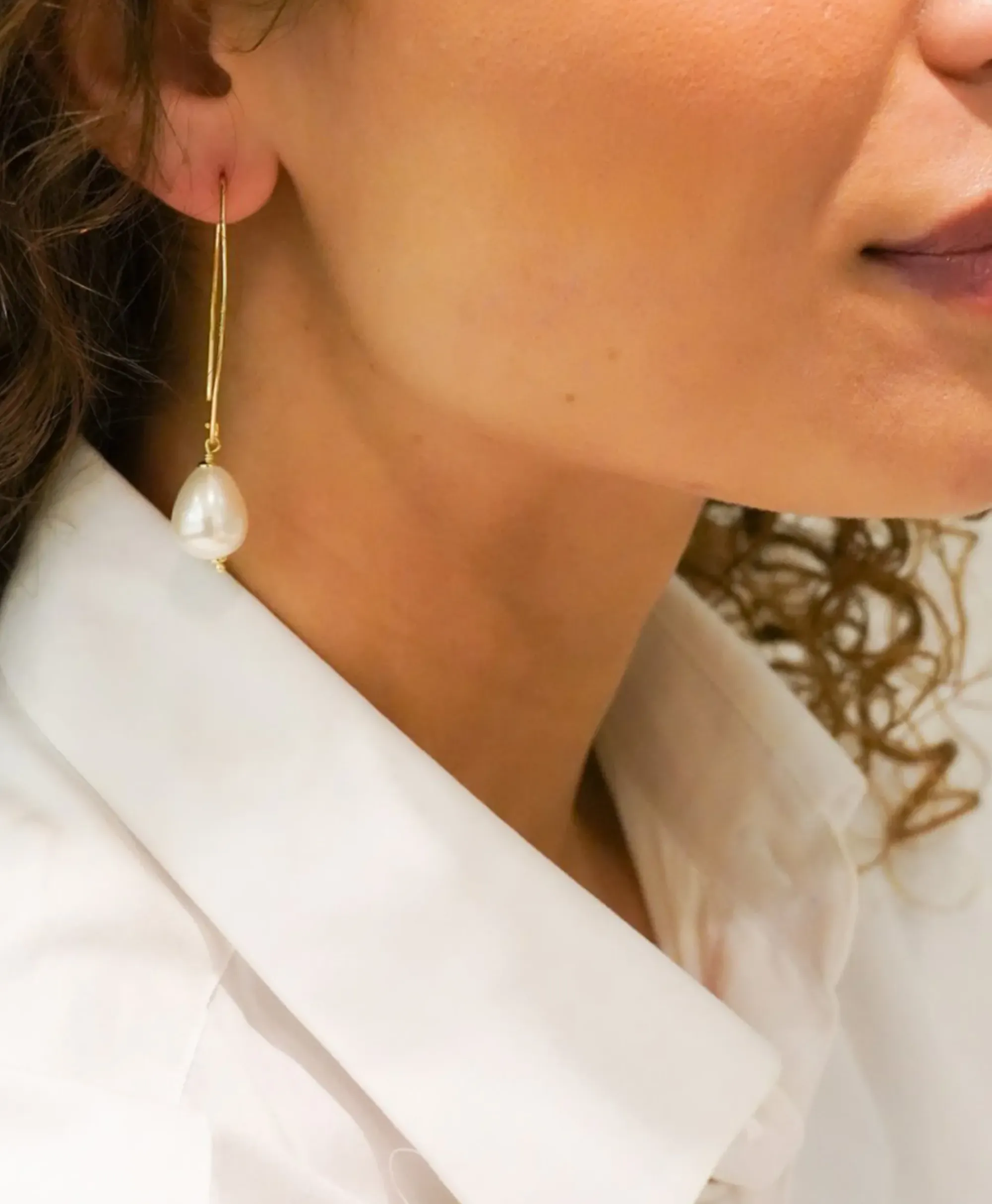 Sieraden^Lott. Gioielli Oorbellen Ce Qu Drop Small Pearl Diversen