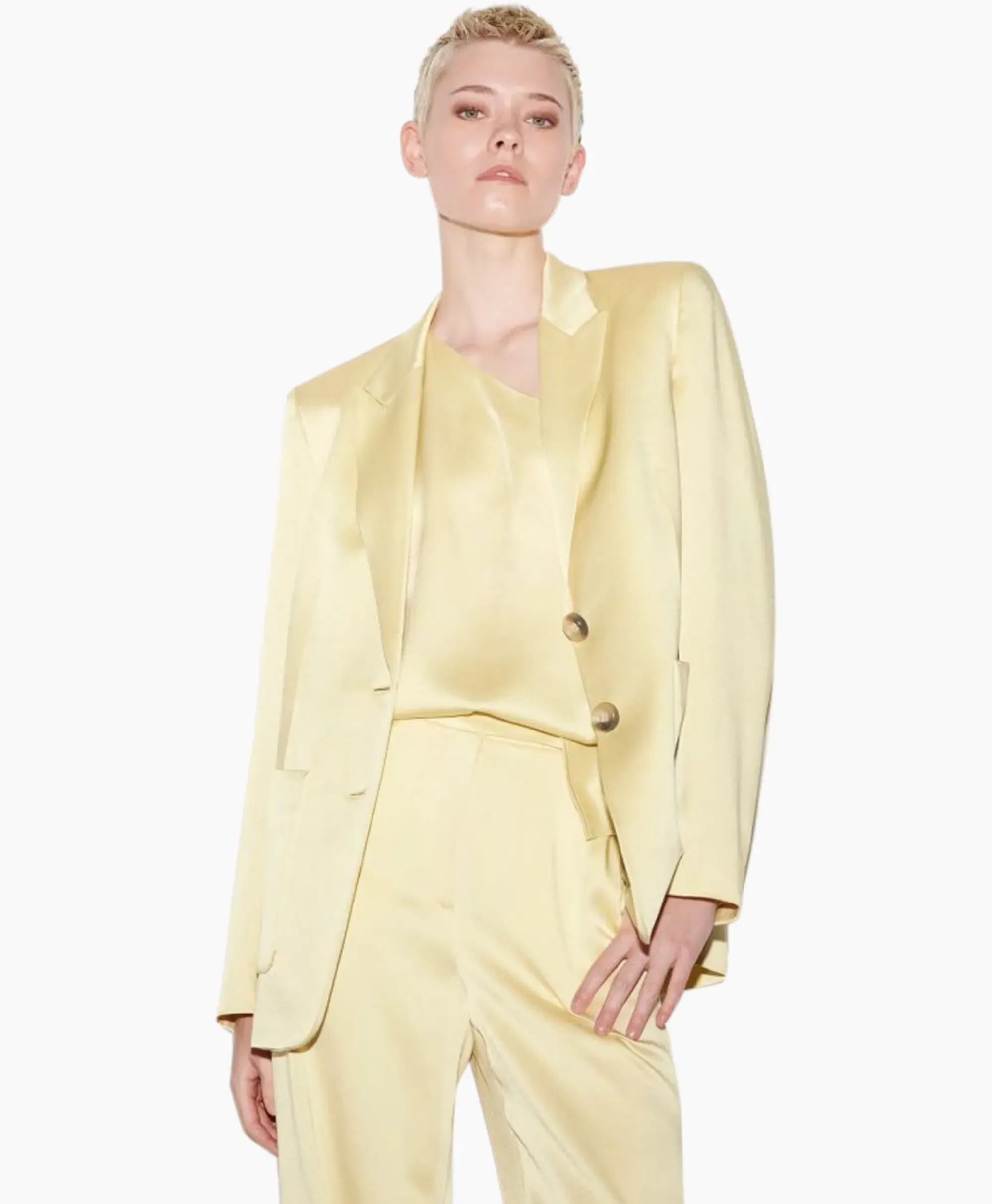 Blazers^Luisa Cerano Blazer 498012/3522-0 Geel