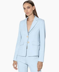 Blazers^Luisa Cerano Blazer 498001/3289-0 Licht Blauw