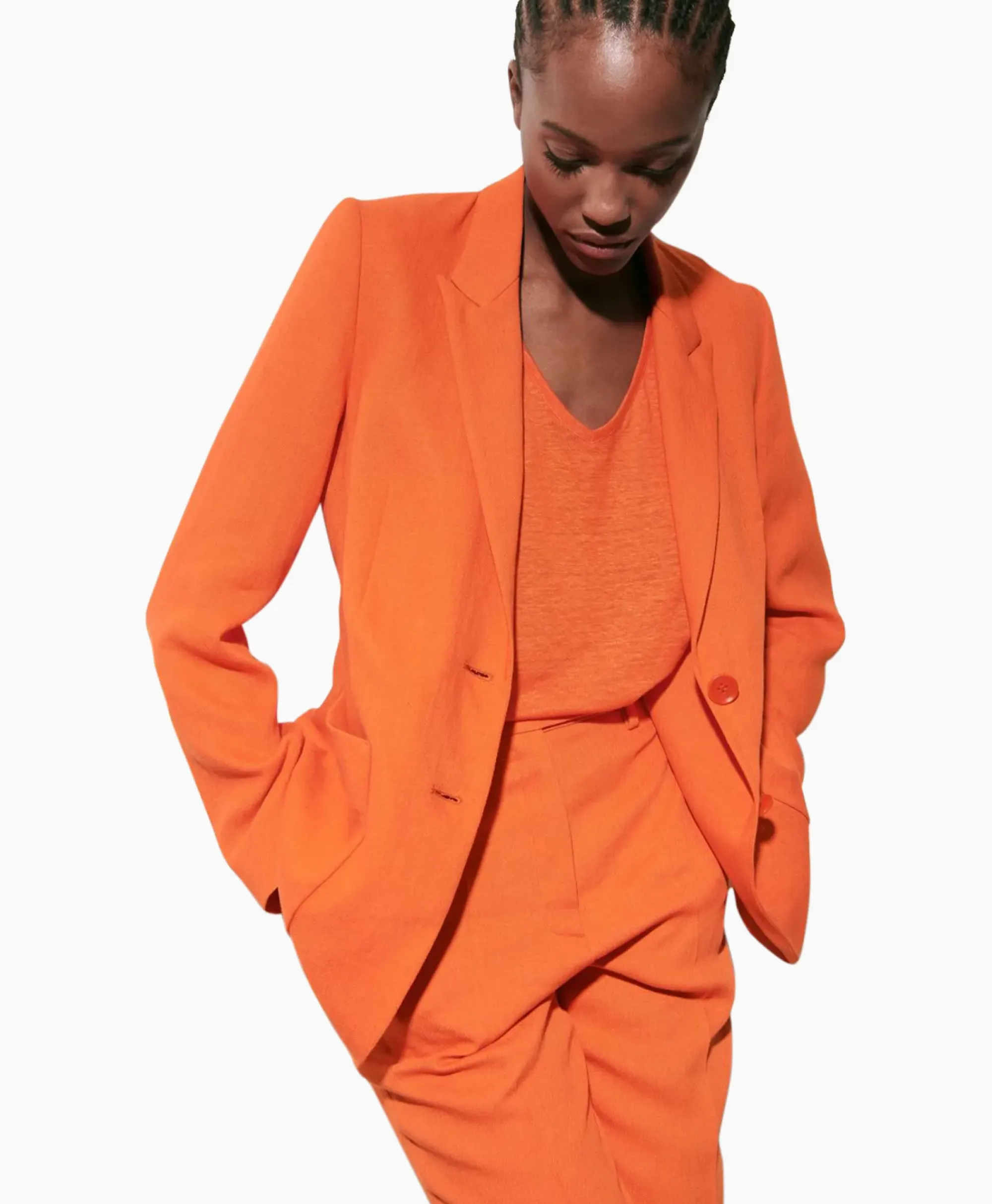 Blazers^Luisa Cerano Blazer 498017/3503-0 Oranje