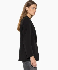 Blazers^Luisa Cerano Blazer 498010/3417-0 Zwart Dessin