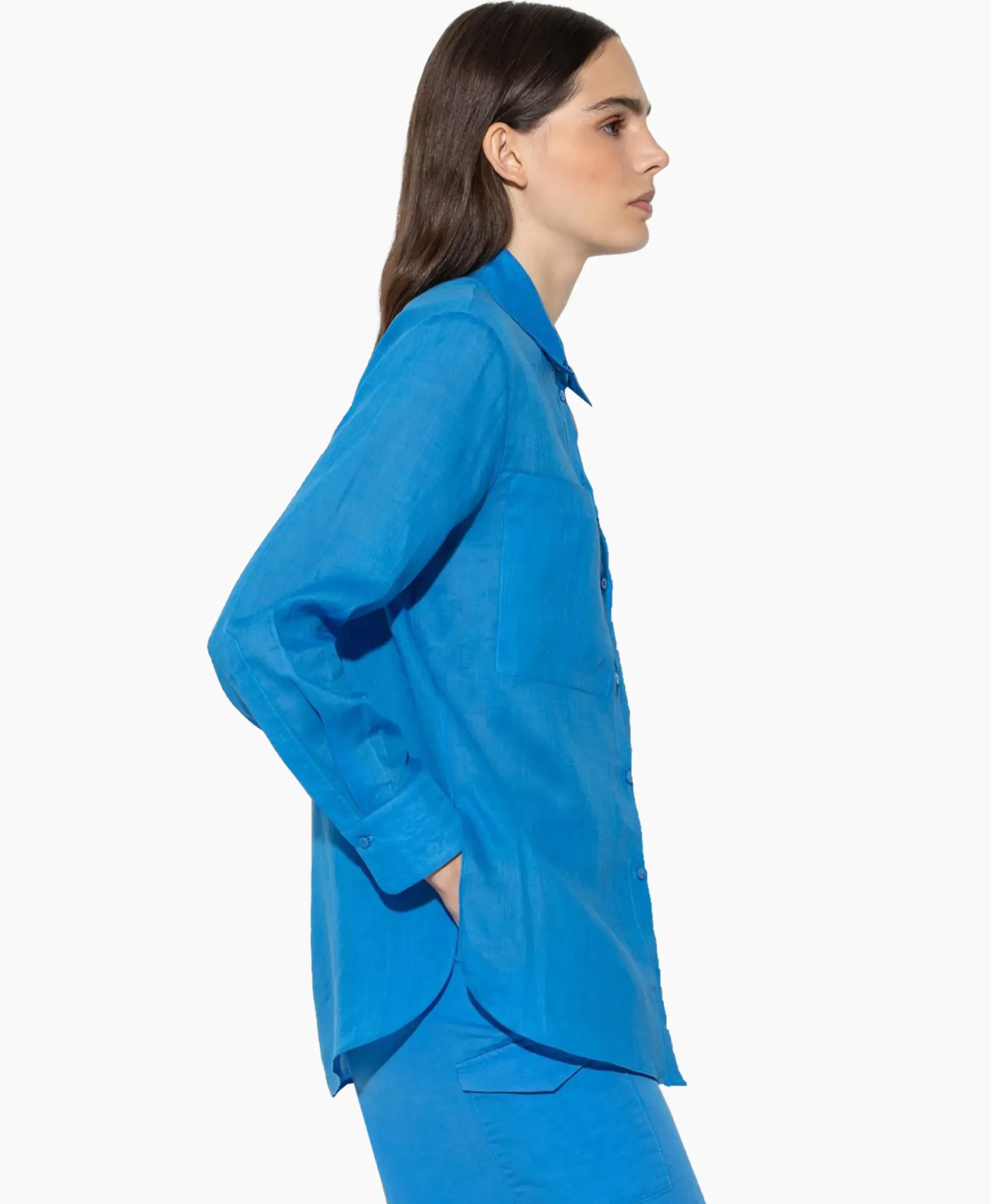 Blouses^Luisa Cerano Blouse 298331/3500-0 Blauw