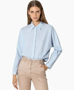 Blouses^Luisa Cerano Blouse 298422/3600-0 Blauw Dessin