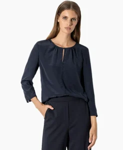 T-Shirts & Tops^Luisa Cerano Blouse 297504/3597-0 Donker Blauw
