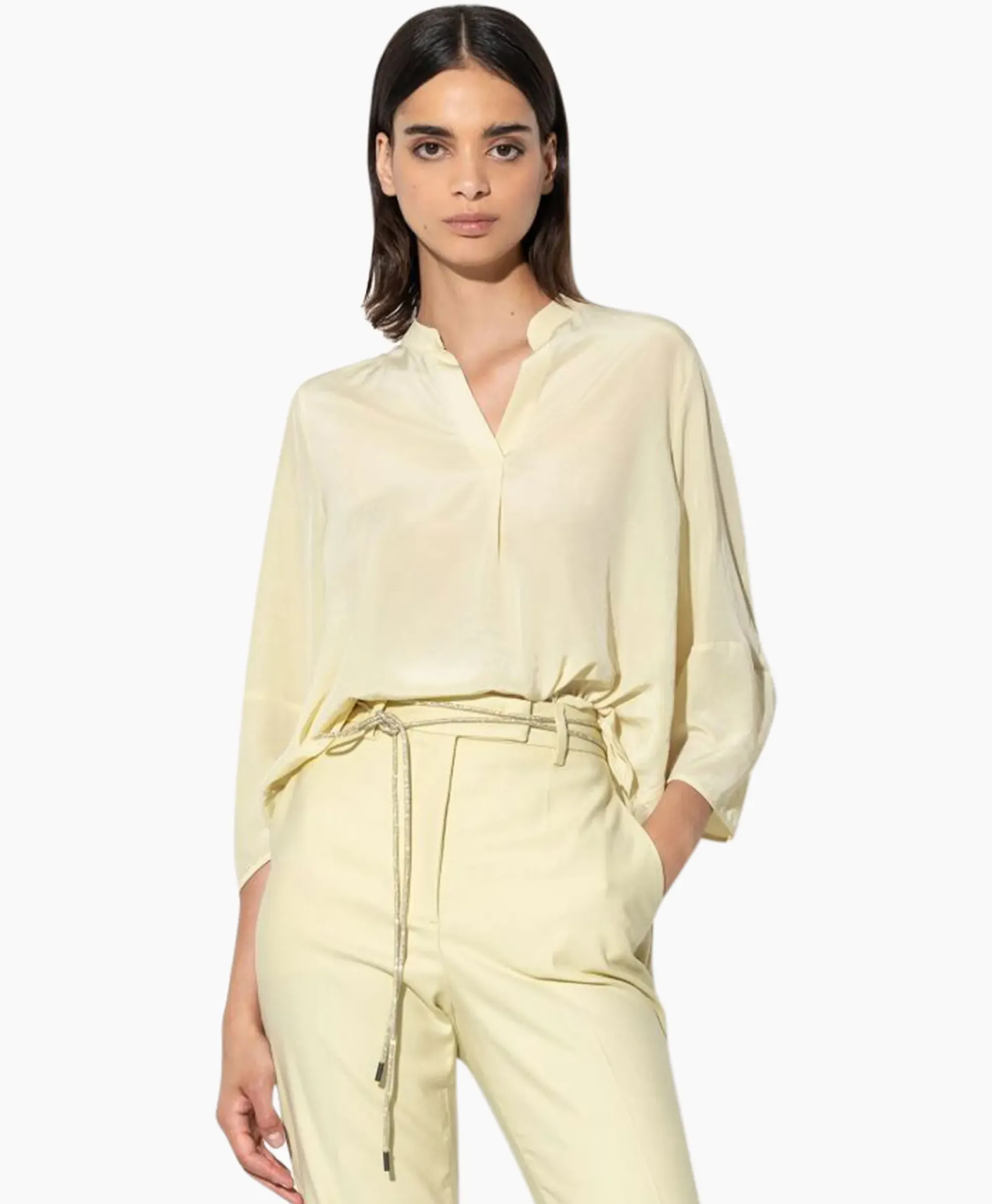 Blouses^Luisa Cerano Blouse 298445/3597-0 Geel