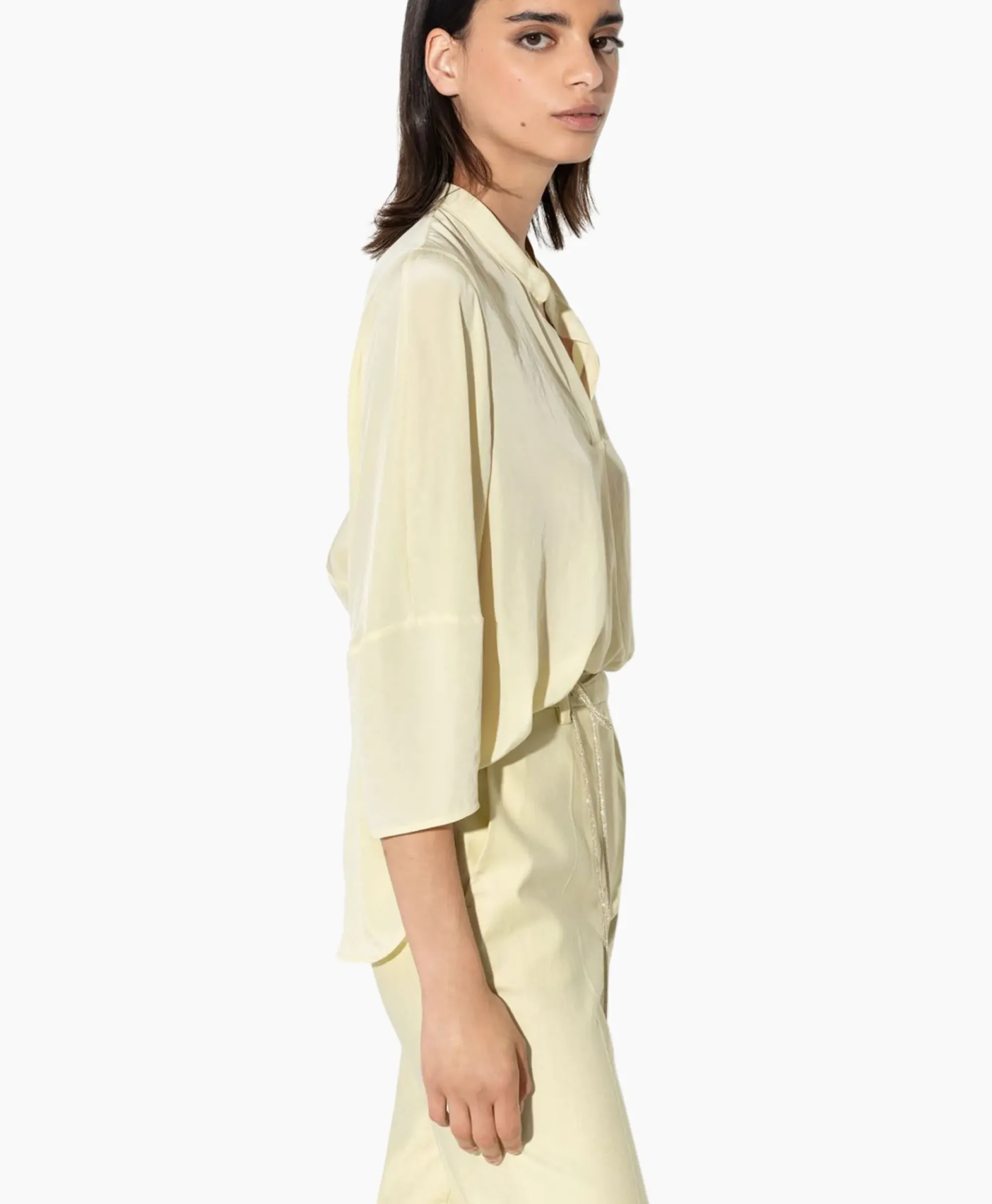 Blouses^Luisa Cerano Blouse 298445/3597-0 Geel