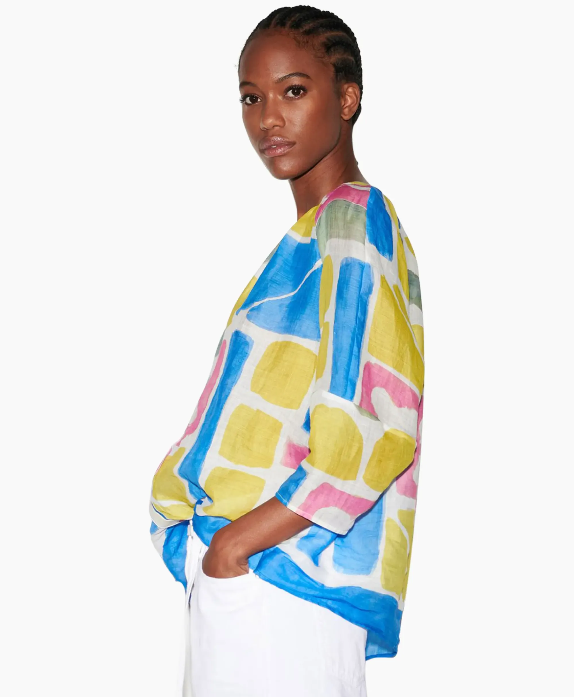 Blouses^Luisa Cerano Blouse 298376/3625-0 Off White