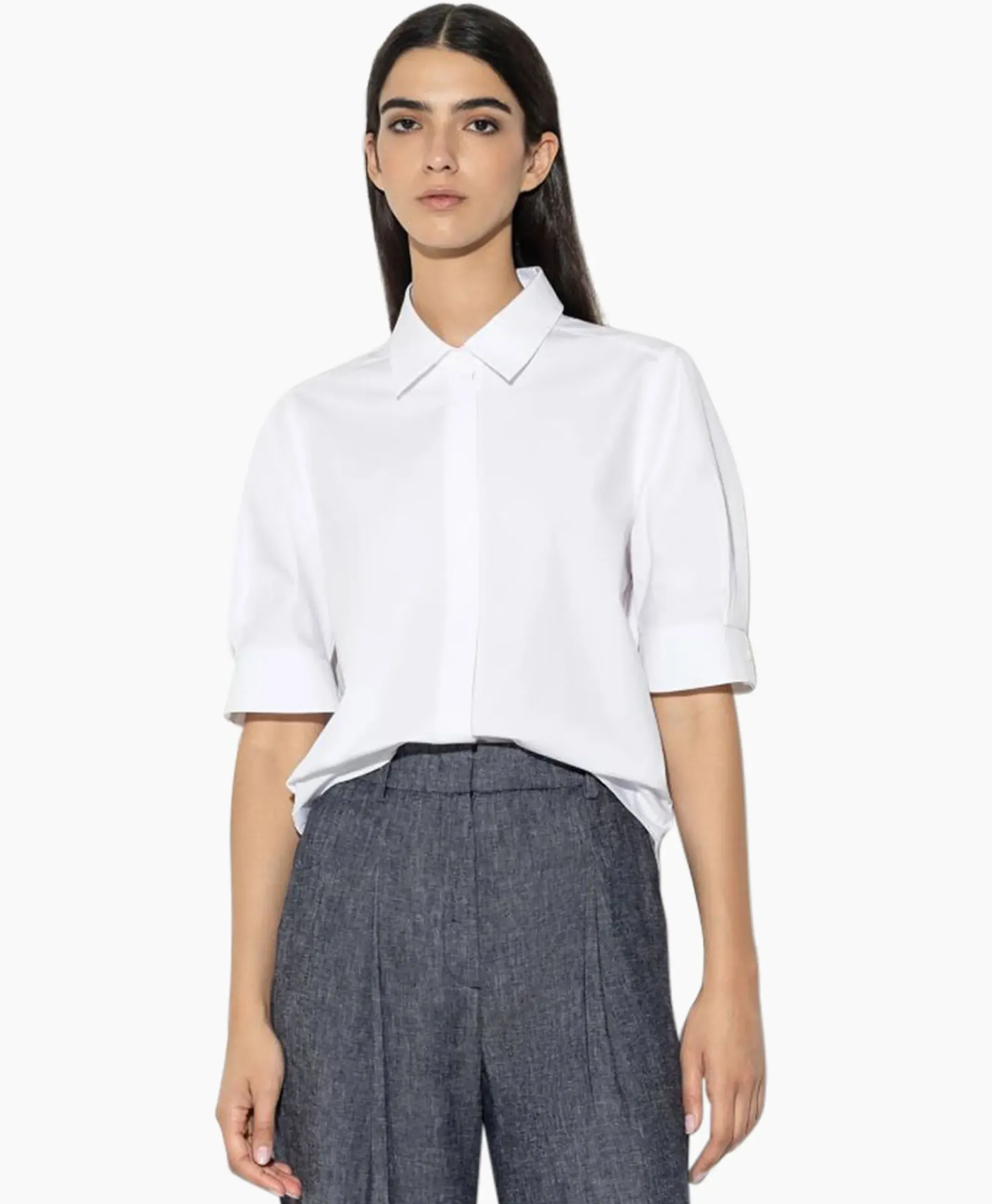 Blouses^Luisa Cerano Blouse 298431/3342-0 Wit