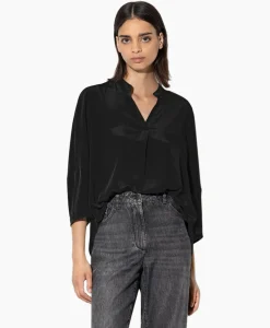 Blouses^Luisa Cerano Blouse 298445/3597-0 Zwart Dessin