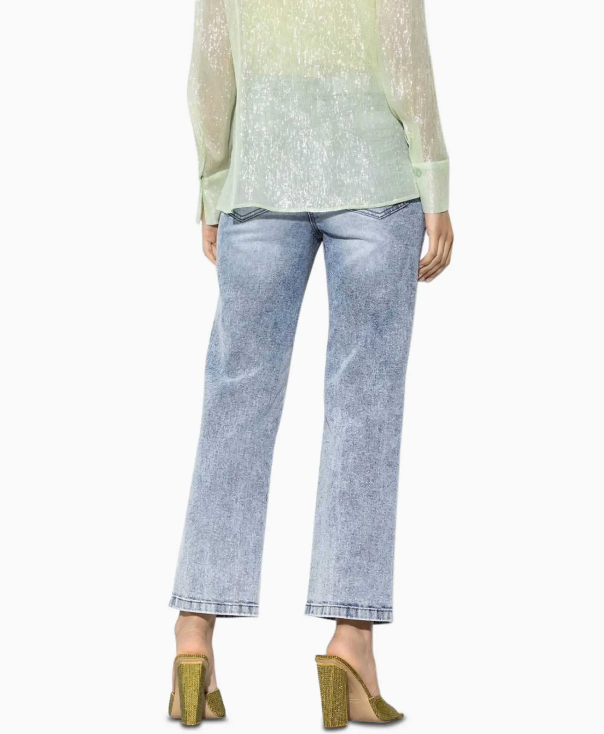 Broeken^Luisa Cerano Jeans 698629/3613-0 Blauw