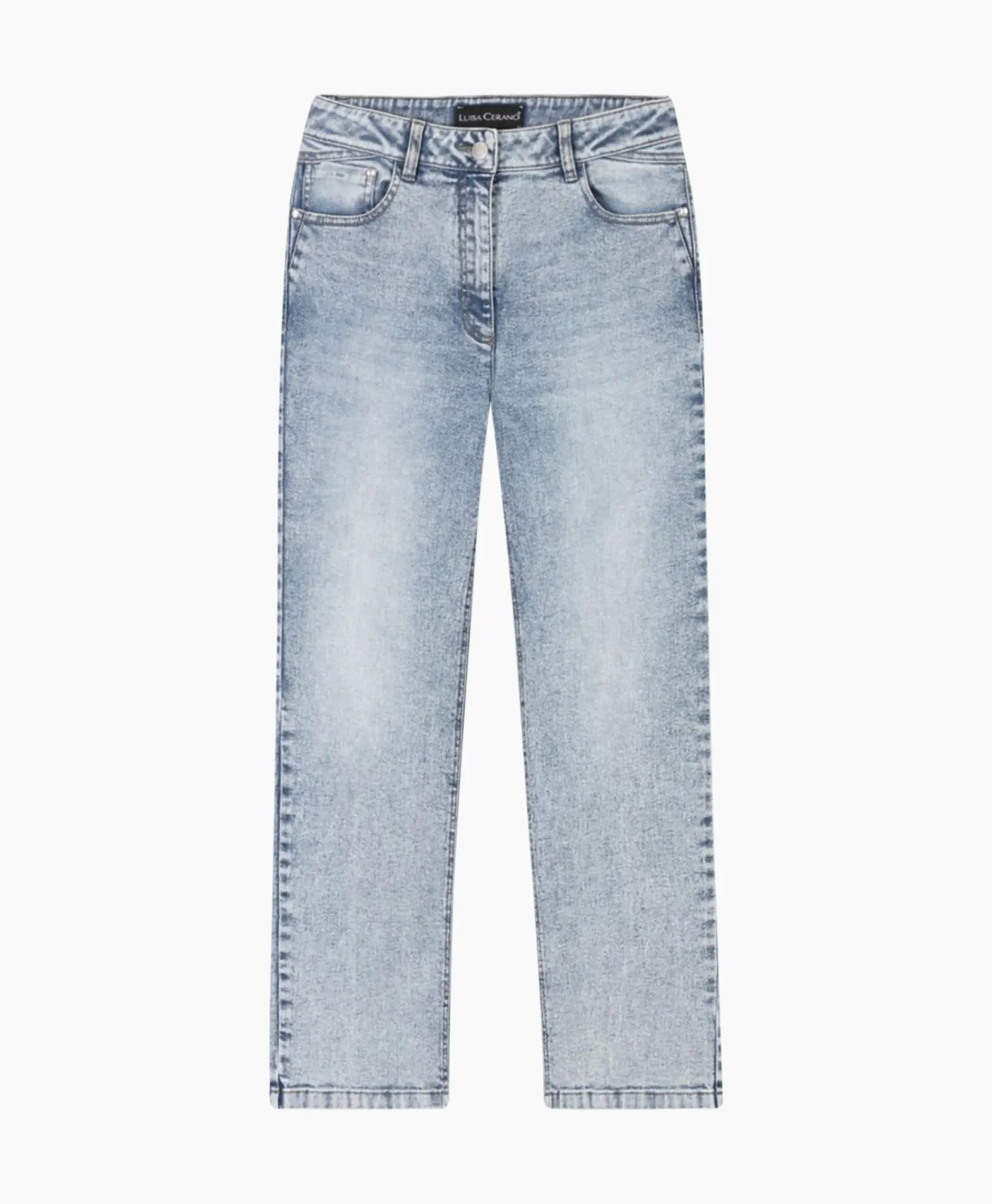 Broeken^Luisa Cerano Jeans 698629/3613-0 Blauw