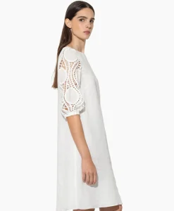 Jurken^Luisa Cerano Jurk 798504/3500-0 Off White