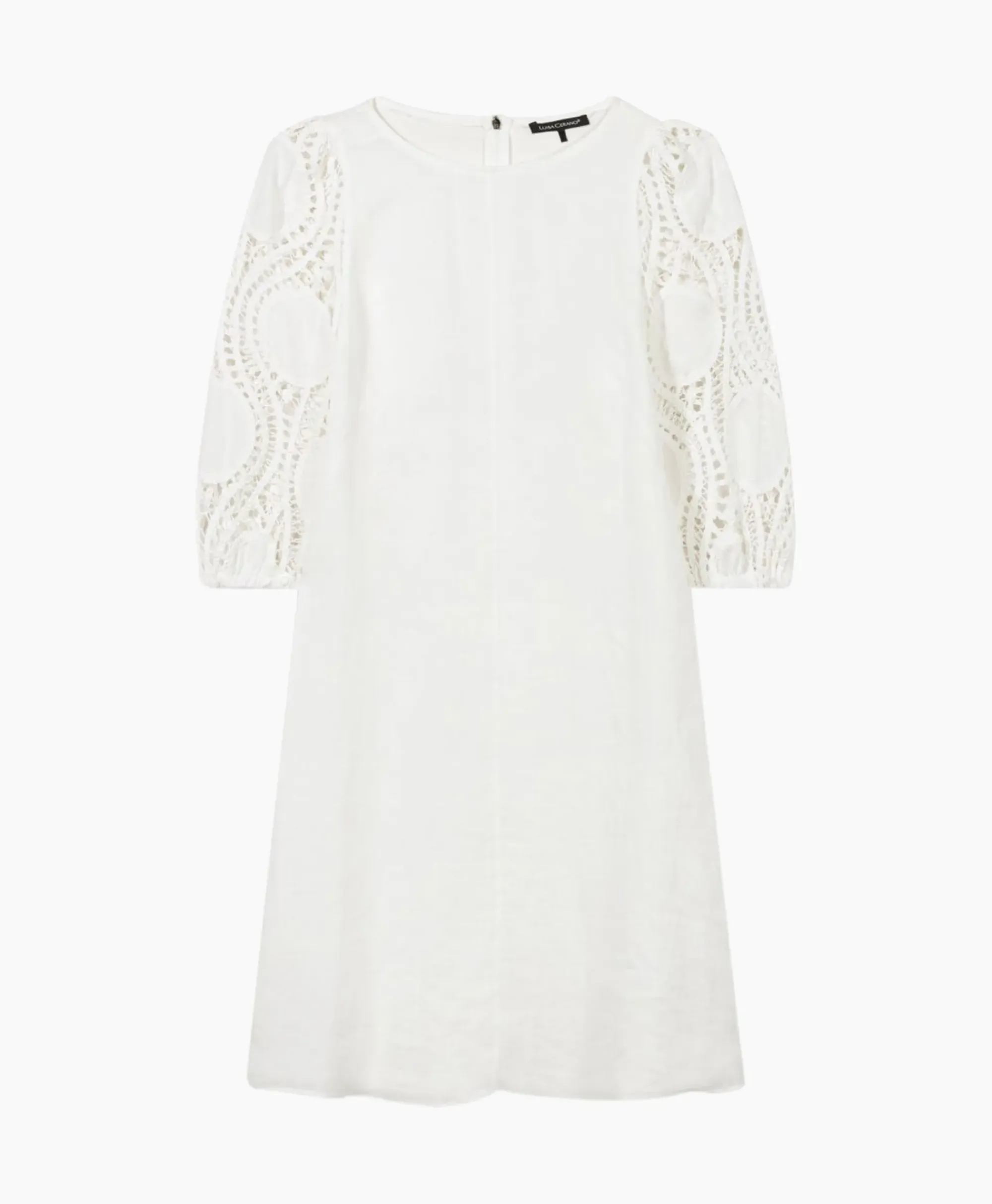 Jurken^Luisa Cerano Jurk 798504/3500-0 Off White