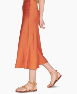Rokken^Luisa Cerano Maxi Rok 598235/3618-0 Oranje