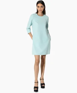 Jurken^Luisa Cerano Midi Jurk 798450/3453-0 Aqua