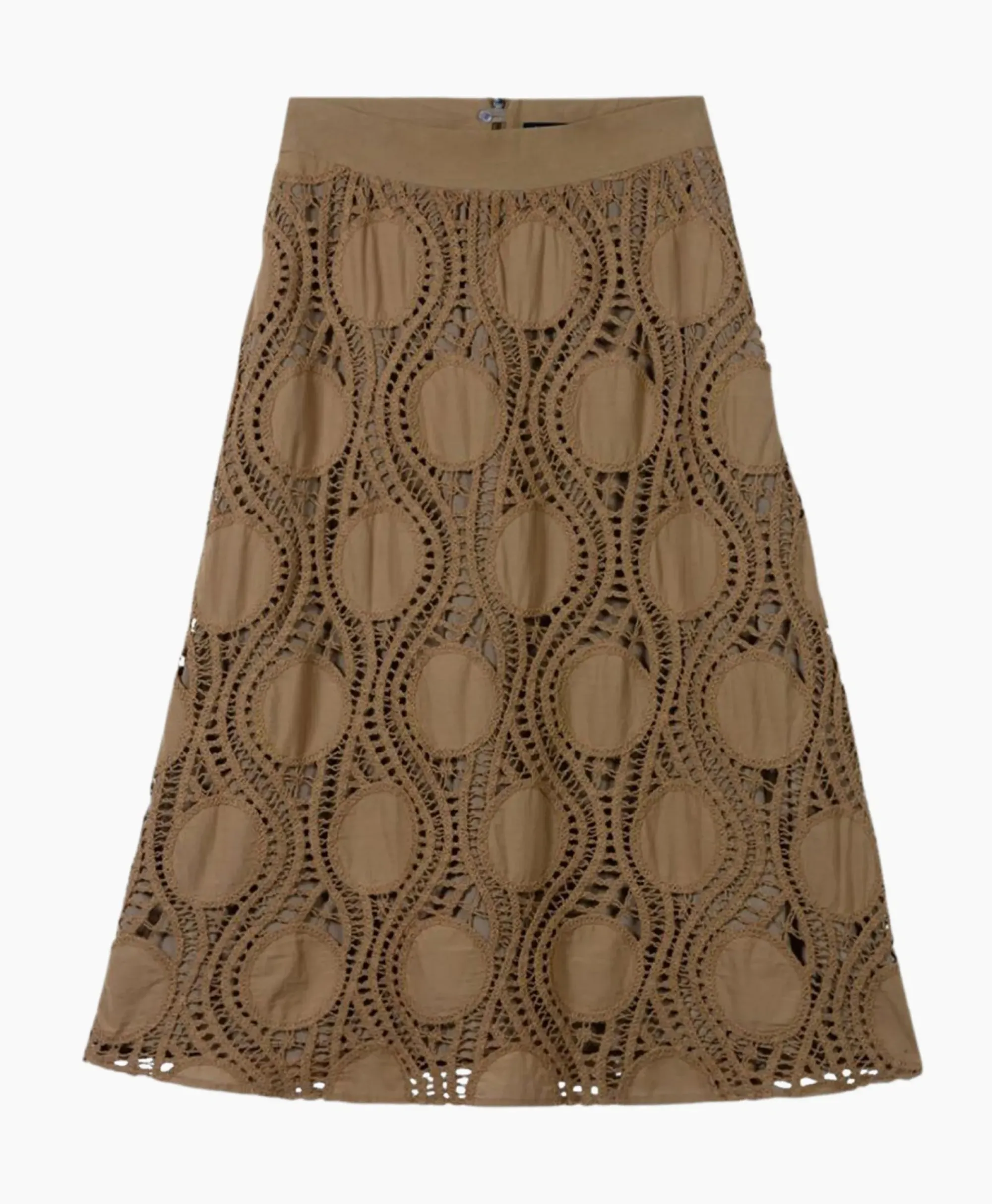 Rokken^Luisa Cerano Midi Rok 598236/3619-0 Diversen