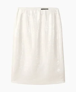 Rokken^Luisa Cerano Midi Rok 598230/3598-0 Wit