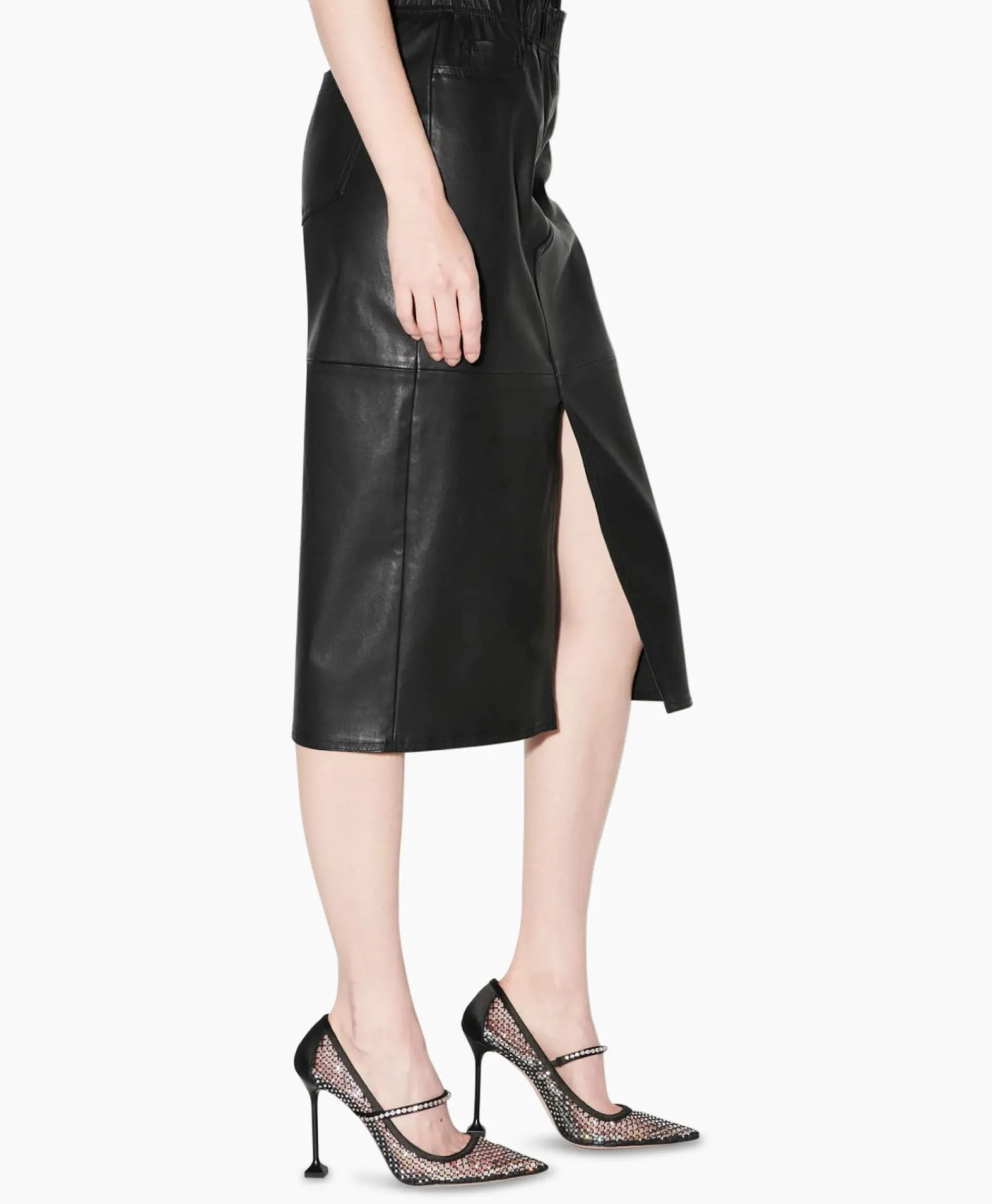 Rokken^Luisa Cerano Midi Rok 598226/9806-0 Zwart Dessin