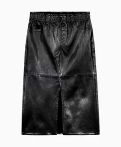 Rokken^Luisa Cerano Midi Rok 598226/9806-0 Zwart Dessin