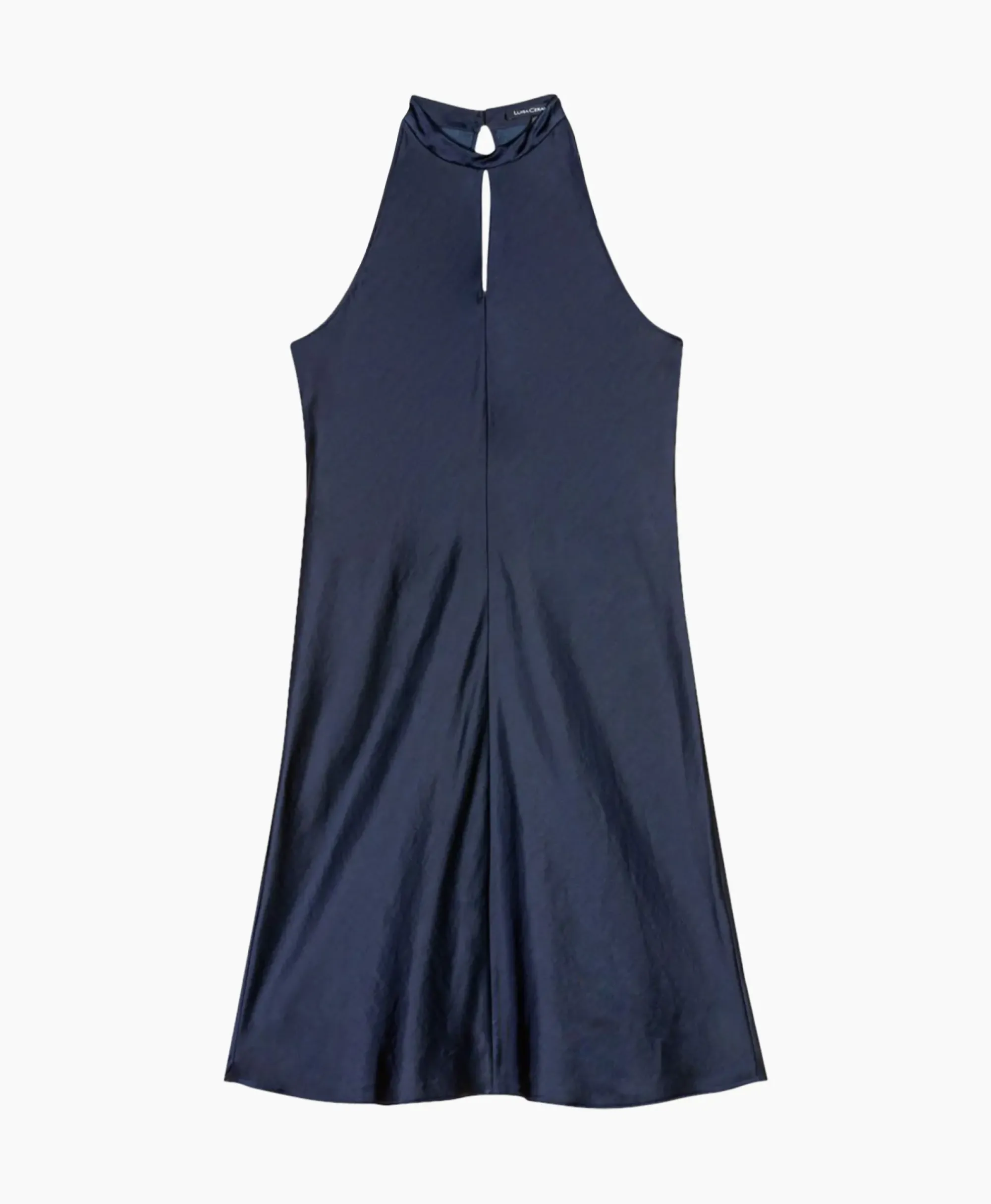 Jurken^Luisa Cerano Mini Jurk 798476/3596-0 Donker Blauw