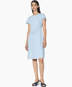 Jurken^Luisa Cerano Mini Jurk 798470/3289-0 Licht Blauw