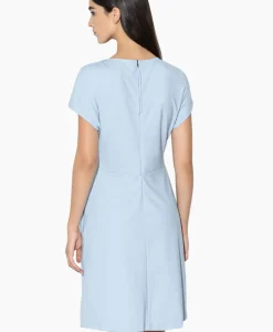 Jurken^Luisa Cerano Mini Jurk 798470/3289-0 Licht Blauw
