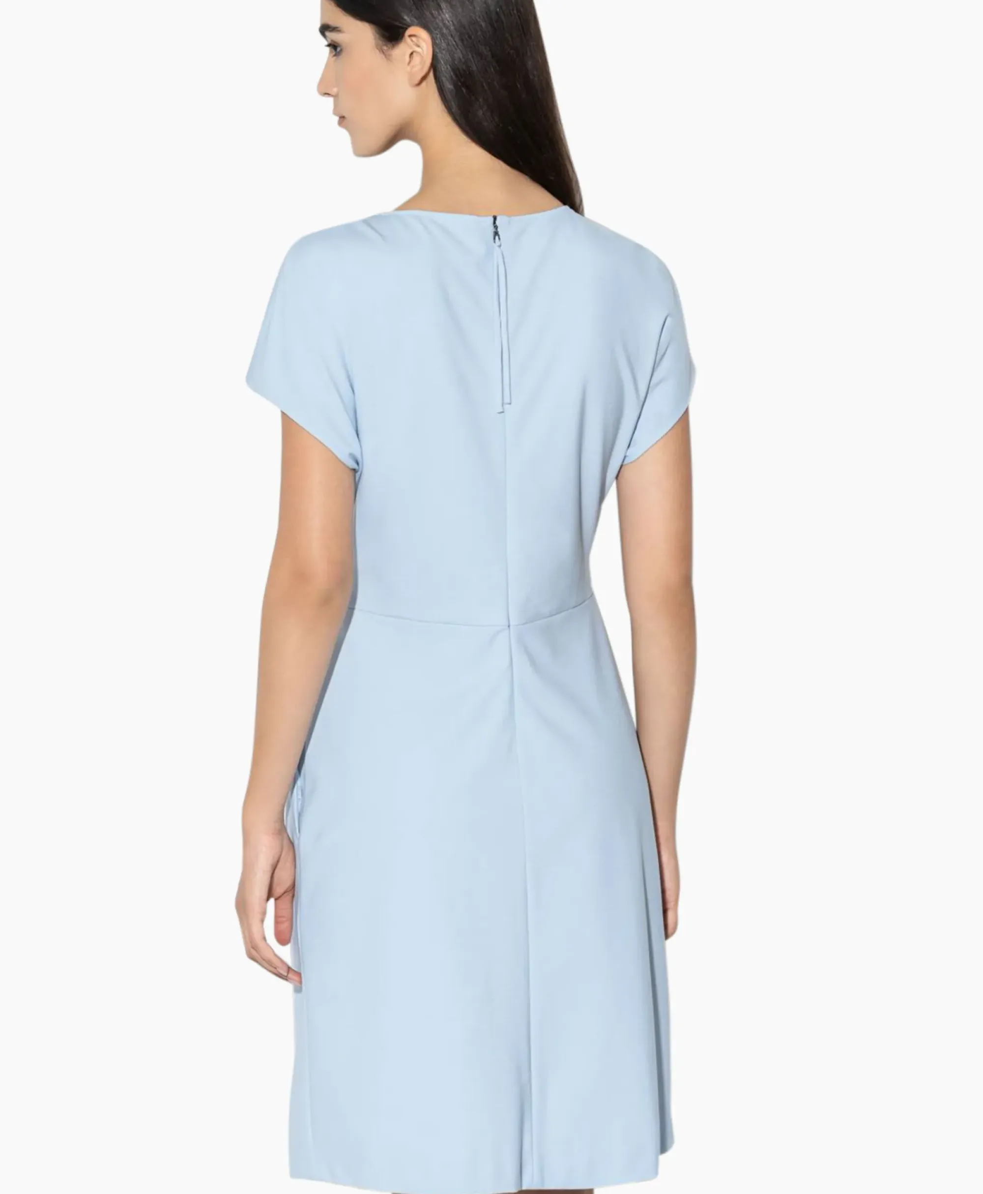 Jurken^Luisa Cerano Mini Jurk 798470/3289-0 Licht Blauw