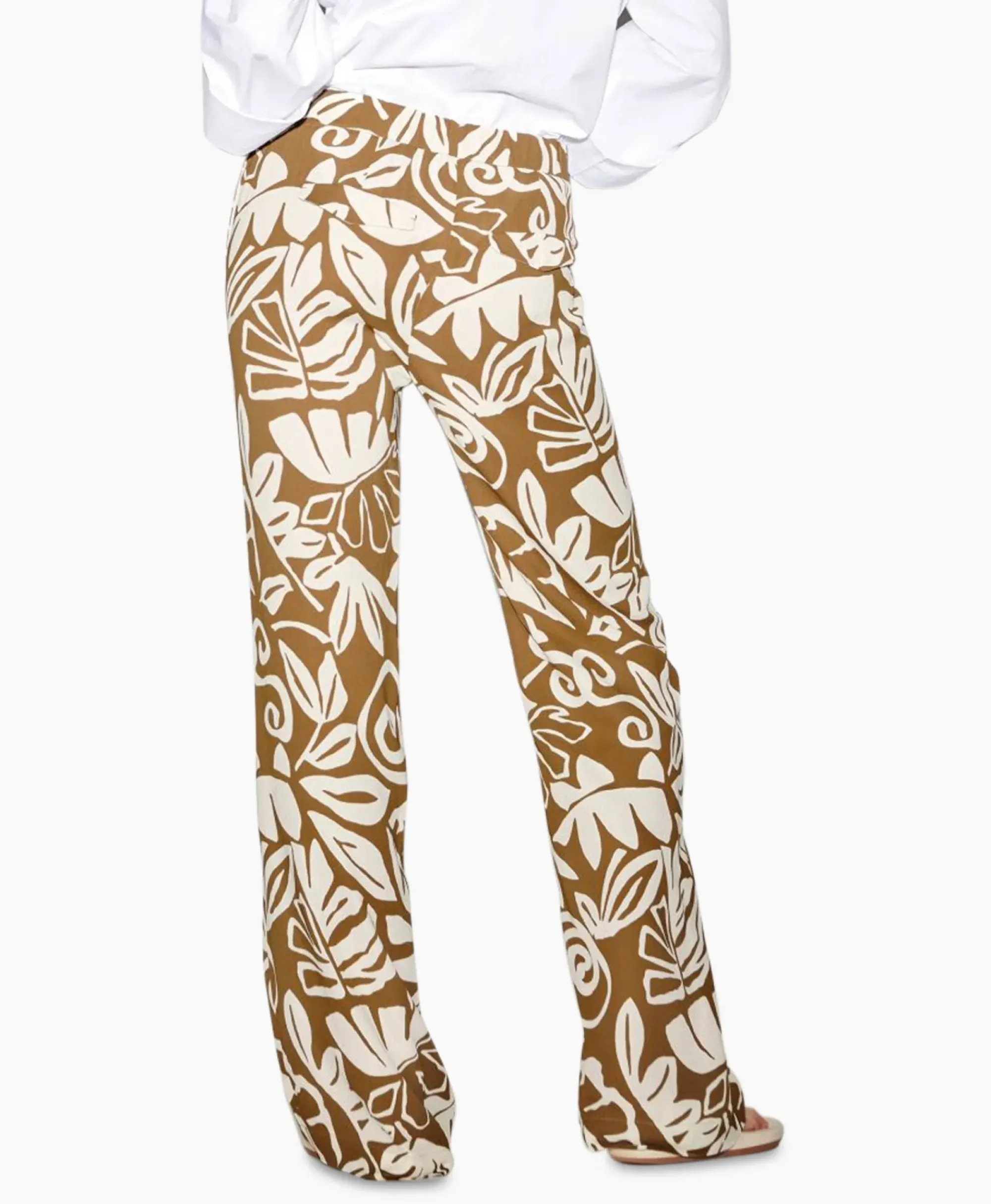 Broeken^Luisa Cerano Pantalon 698658/3630-0 Bruin