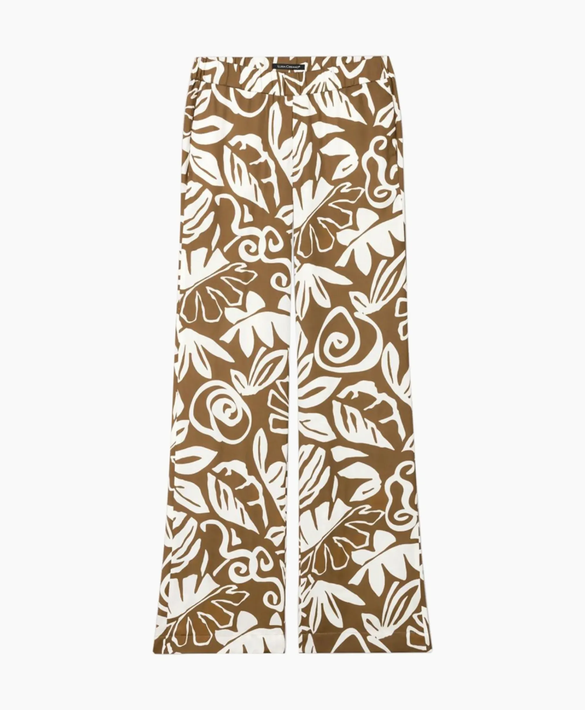 Broeken^Luisa Cerano Pantalon 698658/3630-0 Bruin