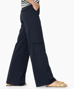 Broeken^Luisa Cerano Pantalon 698621/3289-0 Donker Blauw
