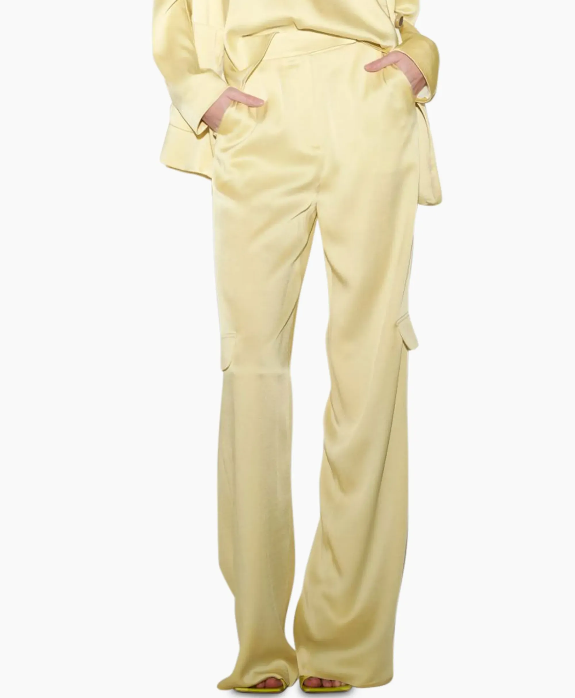 Broeken^Luisa Cerano Pantalon 698648/3522-0 Geel
