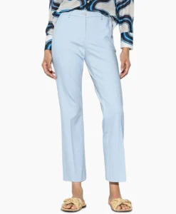 Broeken^Luisa Cerano Pantalon 698644/3289-0 Licht Blauw