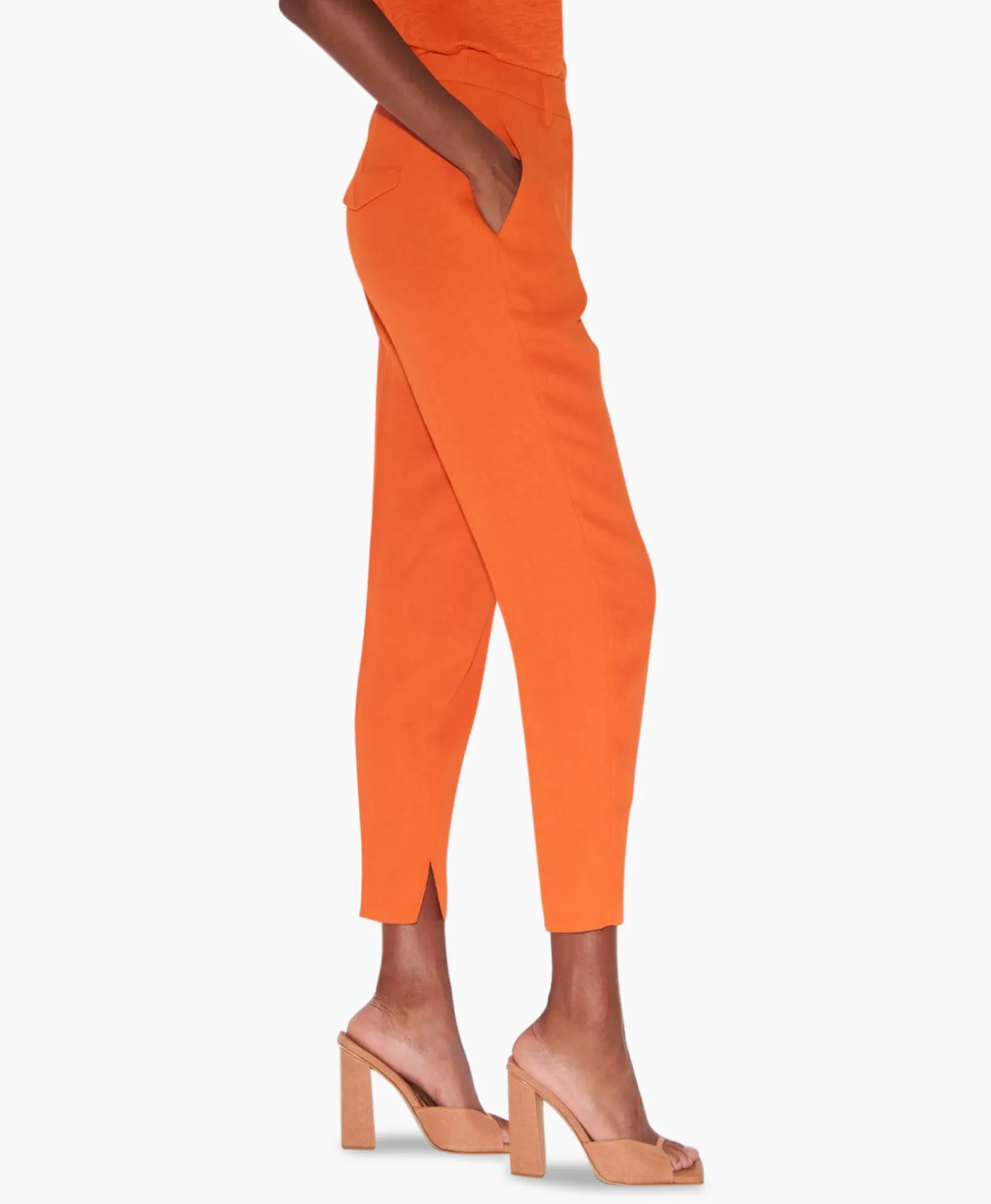 Broeken^Luisa Cerano Pantalon 698656/3503-0 Oranje