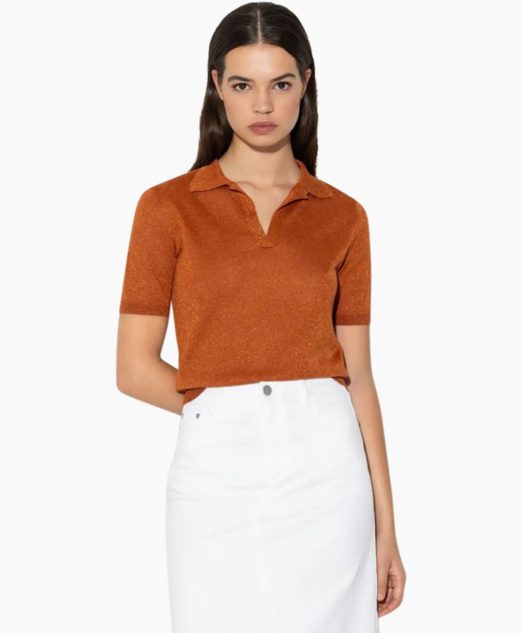 Polo's^Luisa Cerano Polo 198408/5234-0 Oranje