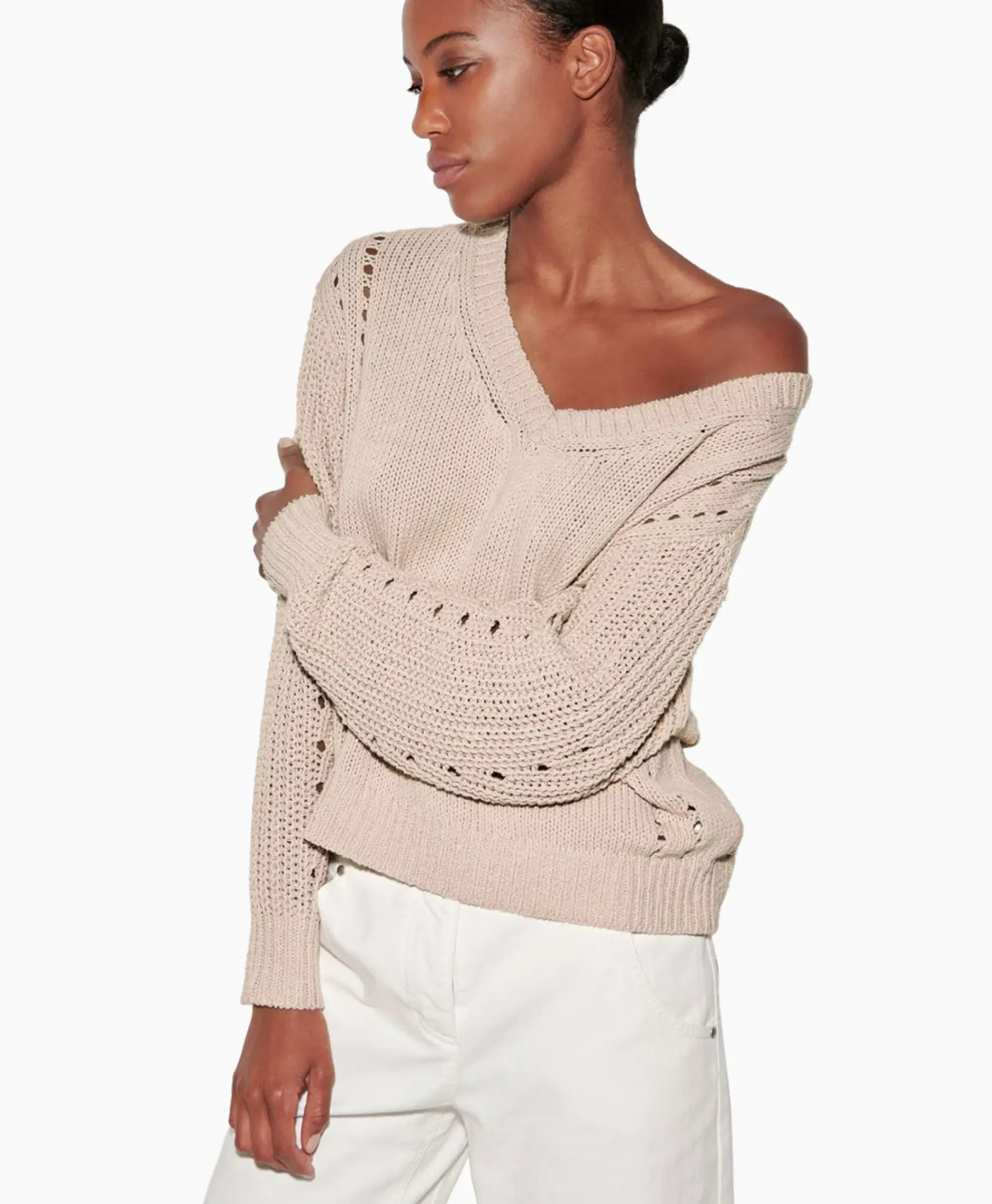 Truien^Luisa Cerano Pullover 198402/5323-0 Beige