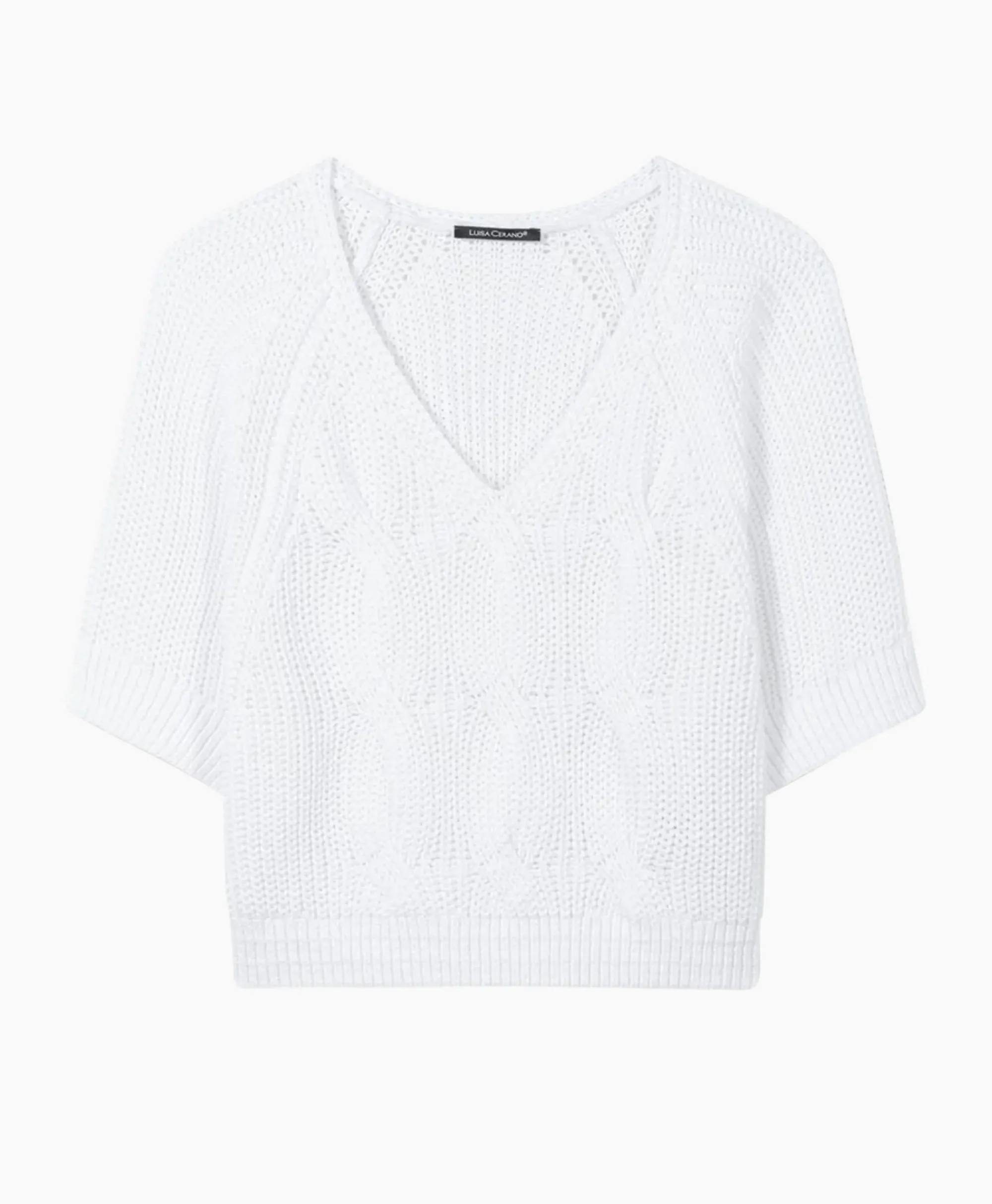 T-Shirts & Tops^Luisa Cerano Pullover 198409/5856-0 Wit