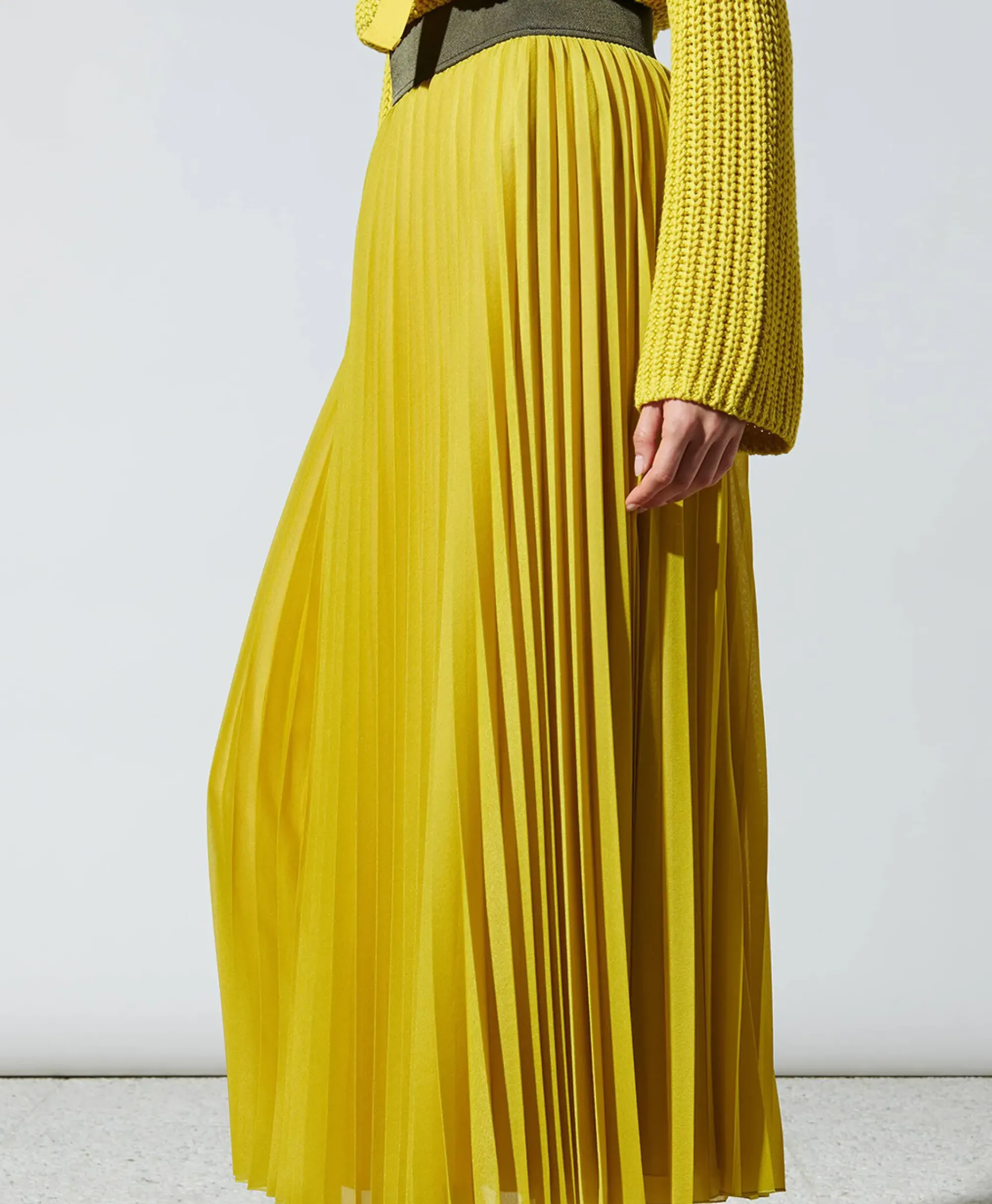 Rokken^Luisa Cerano Rok 578200/3505-0 Geel