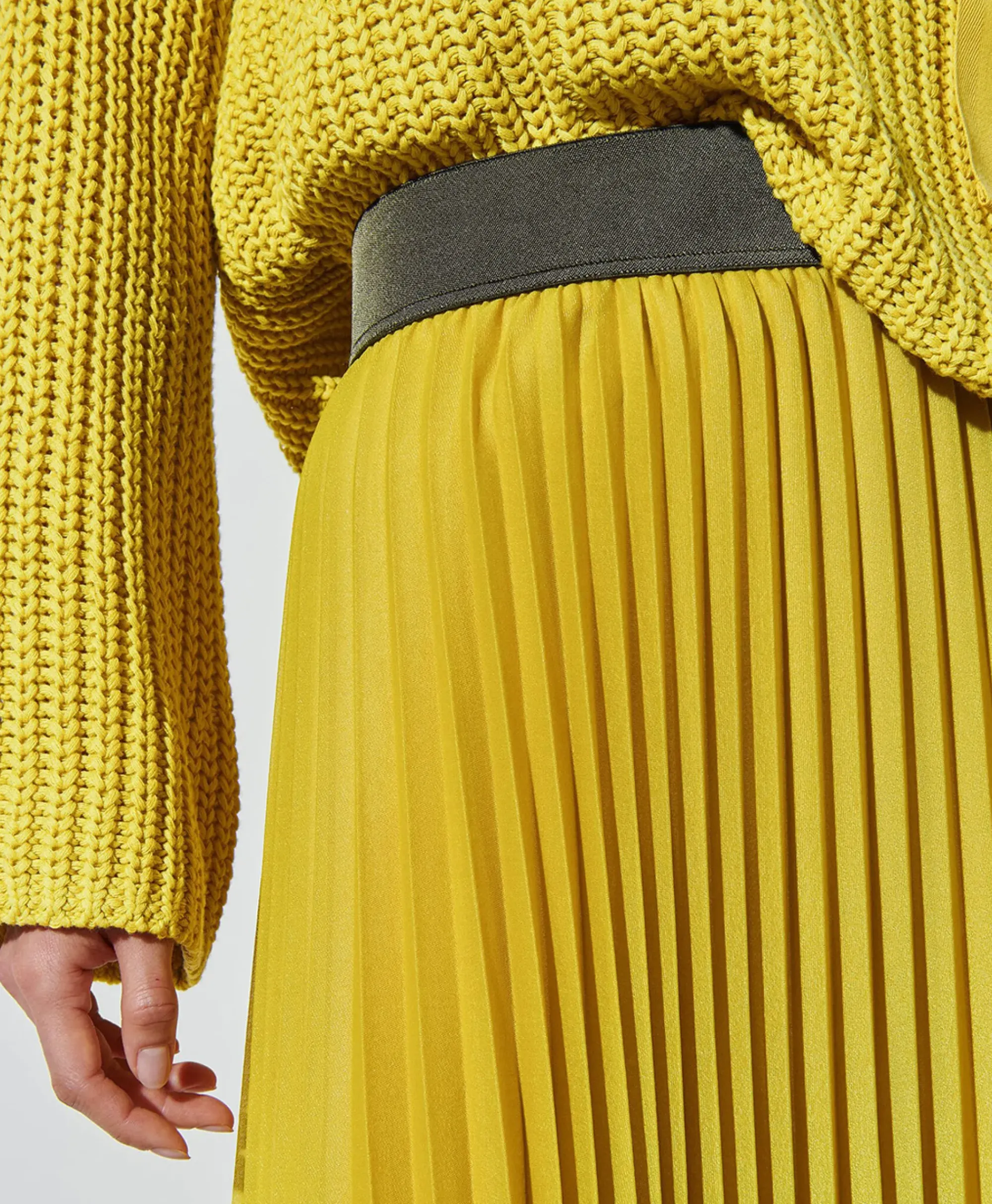 Rokken^Luisa Cerano Rok 578200/3505-0 Geel
