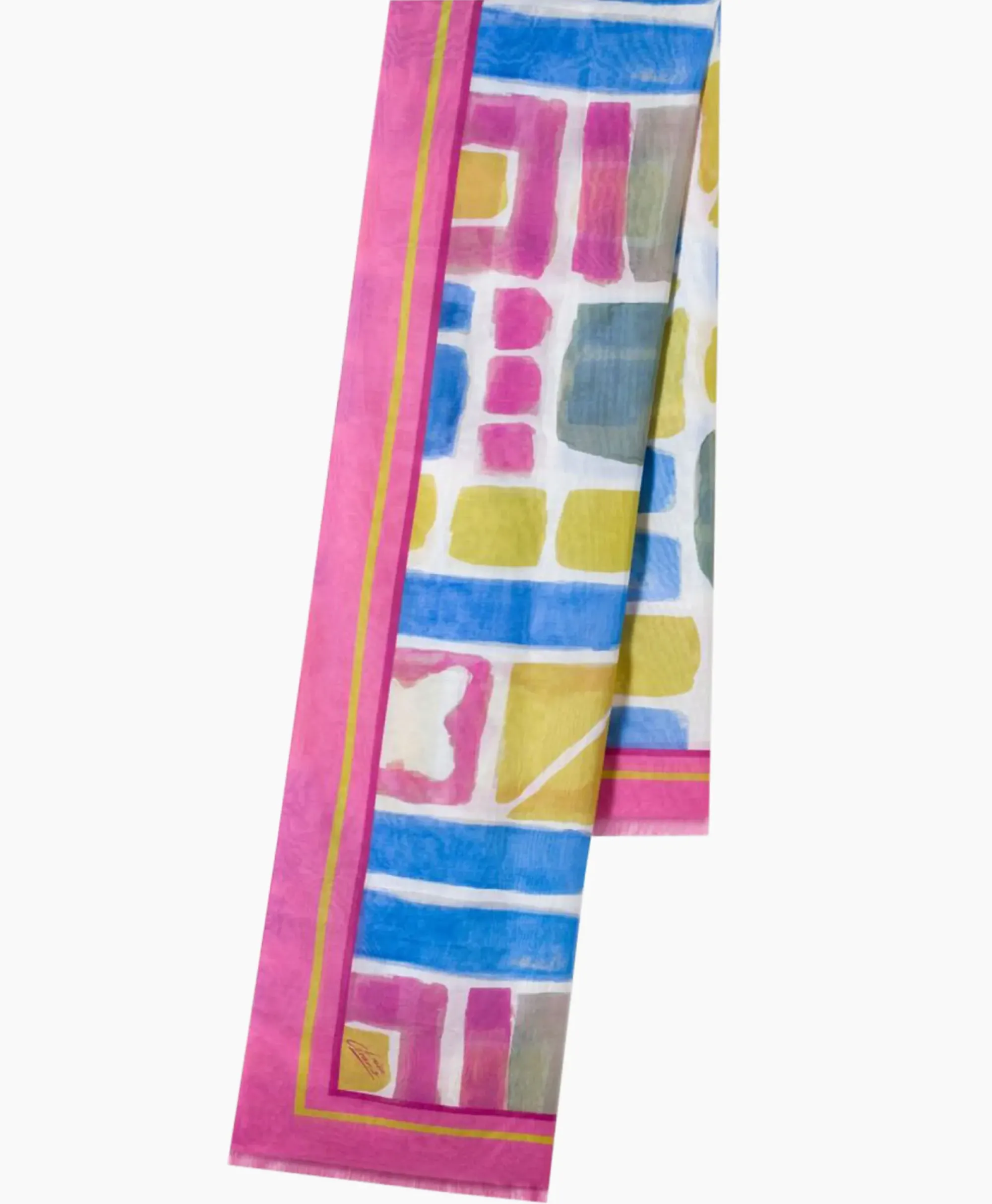 Sjaals^Luisa Cerano Sjaal 898777/9416-0 Off White