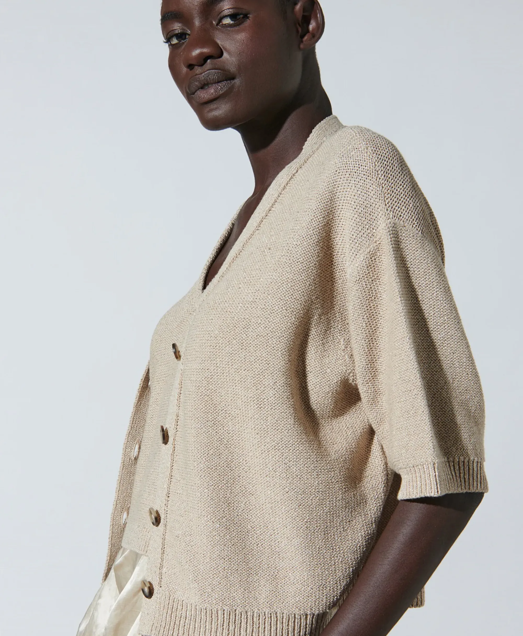 Vesten^Luisa Cerano Sweater 478307/5894-0 Taupe