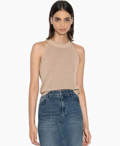 T-Shirts & Tops^Luisa Cerano Top 198398/5335-0 Beige