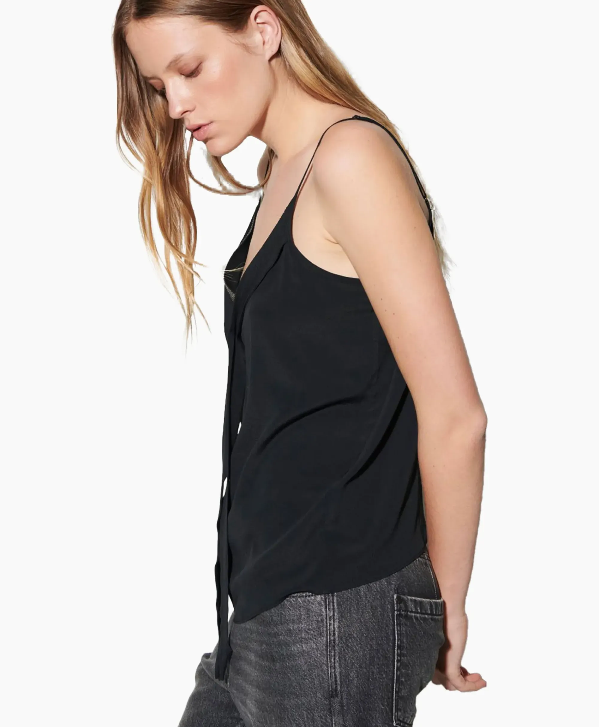 T-Shirts & Tops^Luisa Cerano Top 398111/2179-0 Zwart Dessin